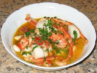 seafood stew of crustaceans xx01